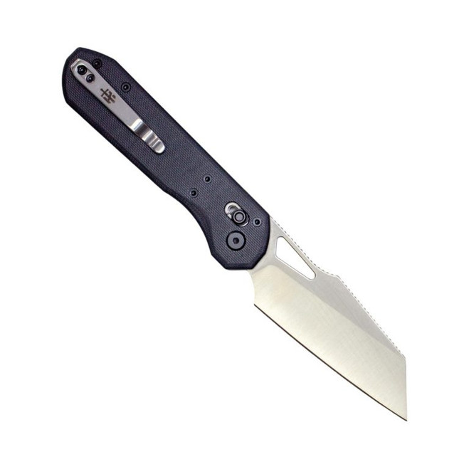 TacKnives The Viper Folding Knife Black G10 Handle 14C28N Plain