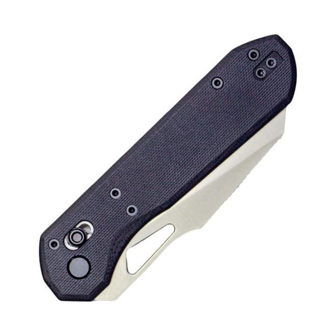 TacKnives The Viper Folding Knife Black G10 Handle 14C28N Plain