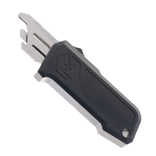 Normandy Knives Occam's OTF Automatic Utility Knife Black Aluminum Handle SK5 Razor Blade O-B