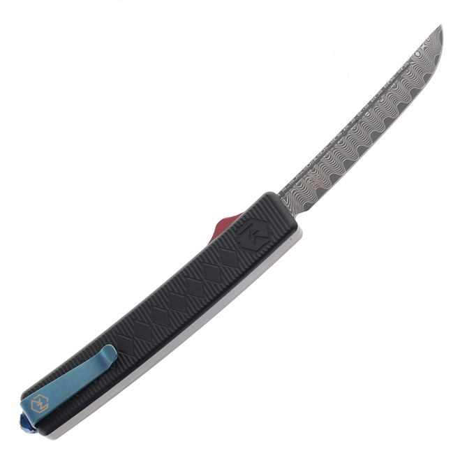 Normandy Knives Shogun OTF Automatic Knife Black Aluminum Handle