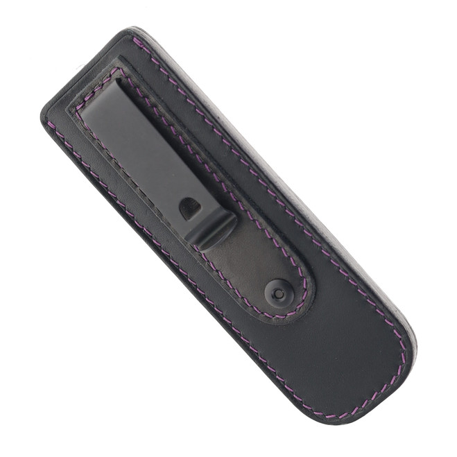 Jack Wolf Pioneer Fixed Blade Knife Dark Blast Titanium Cross