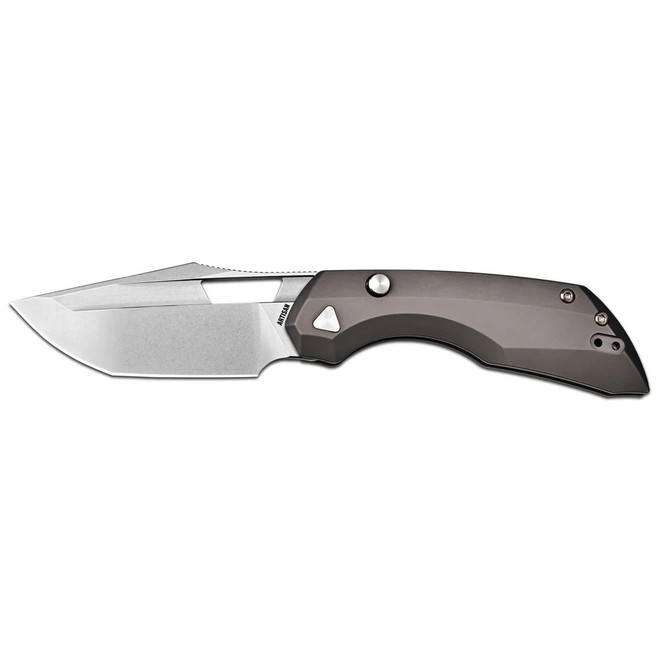 Artisan Cutlery Mousebird Folding Knife Dark Gray Titanium/Gold