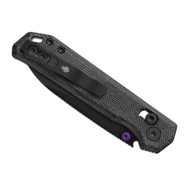 Kizer Begleiter 2.9 Folding Knife Black Norplex UltreX™ Micarta
