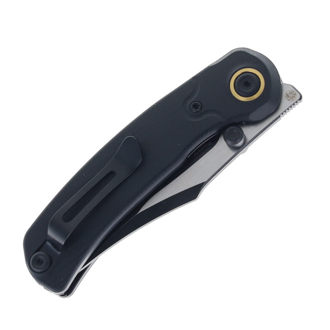 Kizer Pioneer Folding Knife Black G10 Handle Black/Satin 14c28n