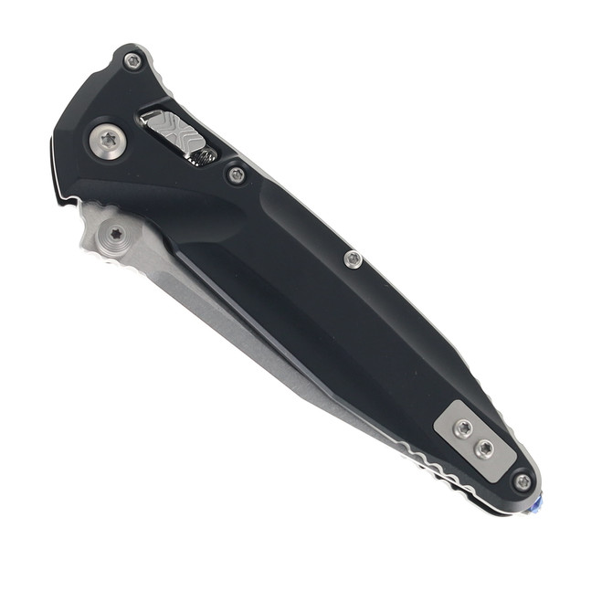 Microtech Socom Delta Ram-Lok Folding Knife Black Aluminum Handle