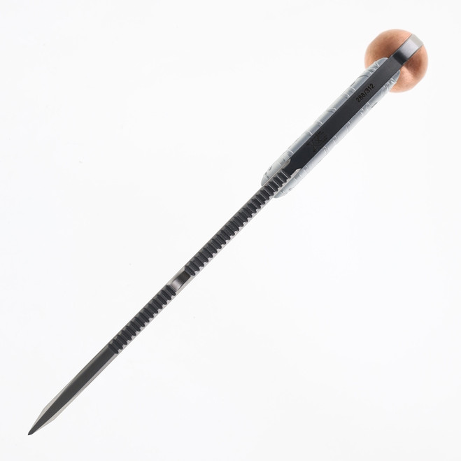 Midgards Lenore Fixed Blade Knife Copper Ball Titanium Handle