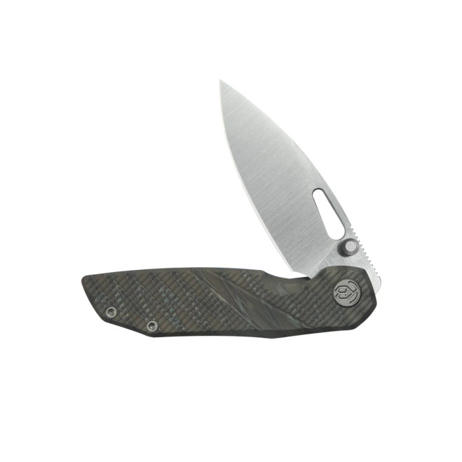 KB Sear Folding Folding Knife Flamed Titanium Handle Satin S90V