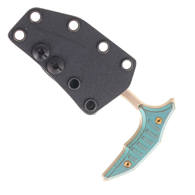 Microtech Bastinelli Bee Fixed Blade Marfione Select Antique Green