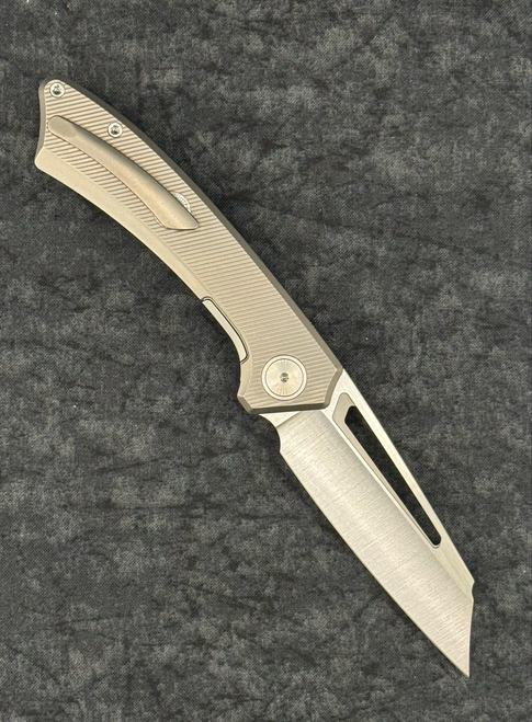 Gecko Customz Pictus Reg V2 Folding Knife Micro Milled Titanium