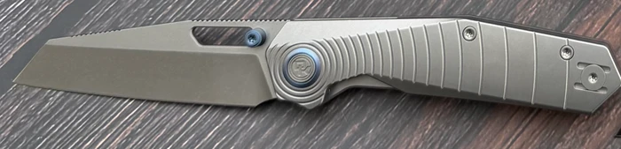 (Coming Soon) Divo Knives SmallBoy Pocket Knife Titanium Handle S90V Stonewashed Blade