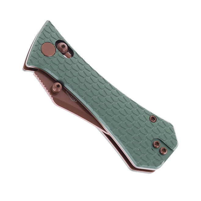 UNDERCOVER 14FW アート スカル ブローチ Auxiliary Manufacturing Coffin Pocket Bowie Folding Knife Crossbar