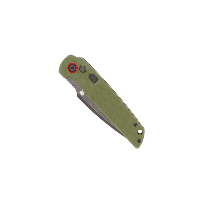 Cobratec Jackal SIde Opening Automatic Knife Green G10 Blackwash