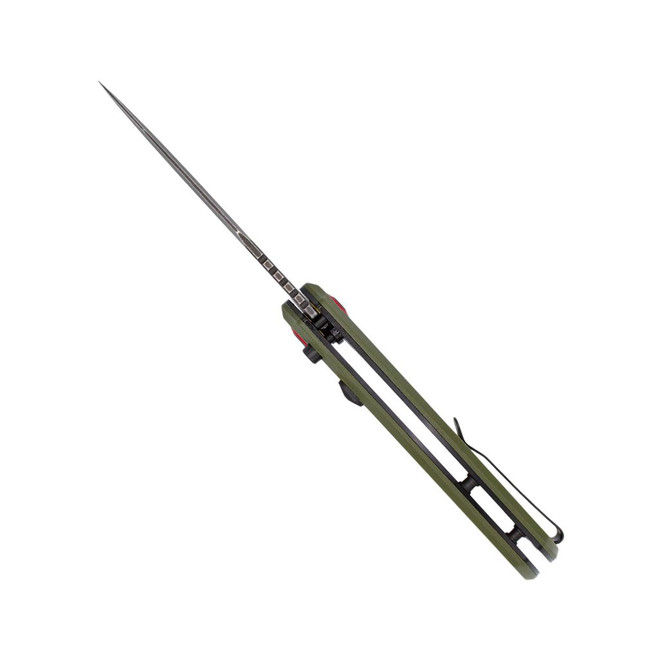 Cobratec Vanguard Push Button Opening Automatic Knife OD Green G10