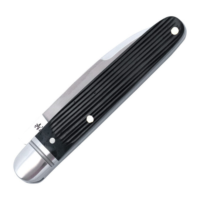 RoseCraft Tuckahoe Jack Folding Knife Gray Barnboard Jigged Bone