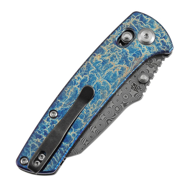Kansept Main Street Folding Knife Lightning Strike Titanium Handle
