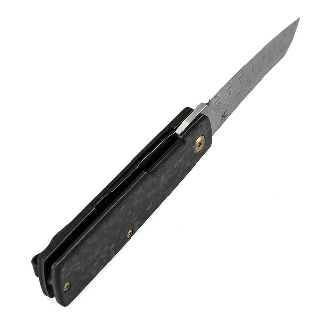 Kansept Higonokami Folding Knife Shred Carbon Fiber Handle