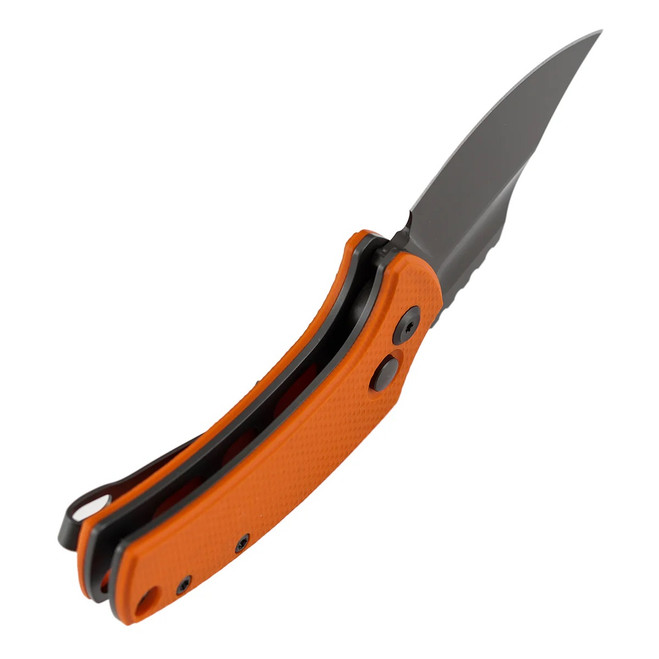 Kansept Wasp Folding Knife Orange G10 Handle 154CM Plain Edge