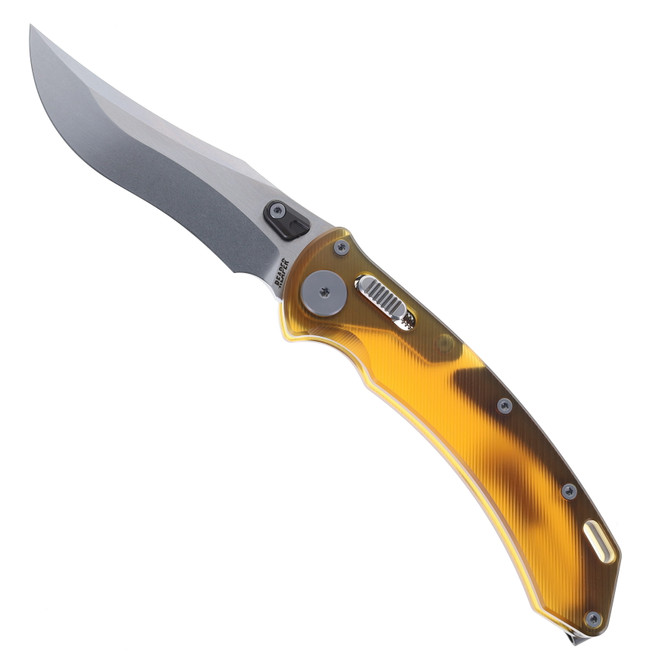 Meteor Knives Reaper Folding Knife PEI Handle 4.3" XW-42 Blade LX06E