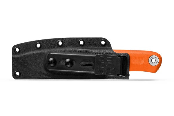 Olive Knives Venari Fixed Blade Knife Orange G10 Handle Elmax Drop Point Plain Edge Stonewash Finish