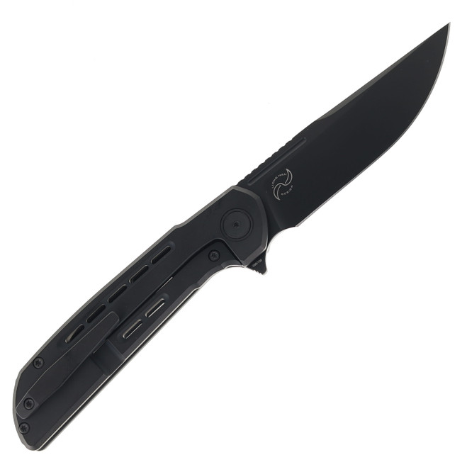 Reate Remedy Folding Knife Black PVD Titanium Handle Elmax Drop