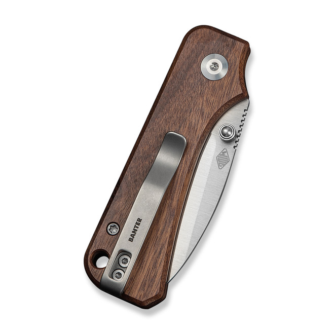 Civivi Baby Banter Folding Knife Guibourtia Wood Handle Nitro-V