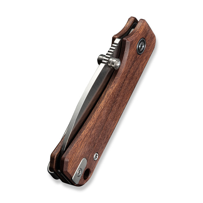 【ラン】 Civivi Baby Banter Folding Knife Guibourtia Wood Handle Nitro-V