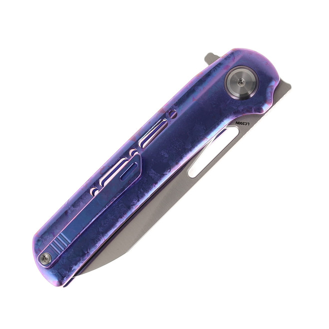 S。 Critcal Strike Starfall Folding Knife Purple Crystallized Titanium