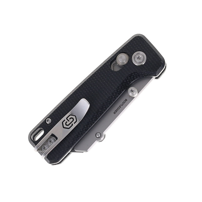 Critical Strike Bootlegger Folding Knife Black Micarta Handle