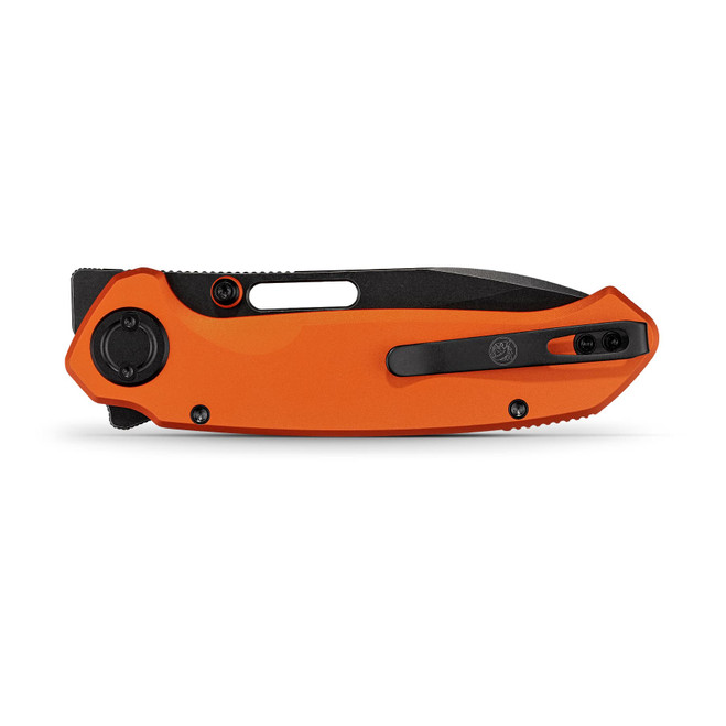 Vosteed Zander Folding Knife Orange Aluminum Handle S35VN Modified