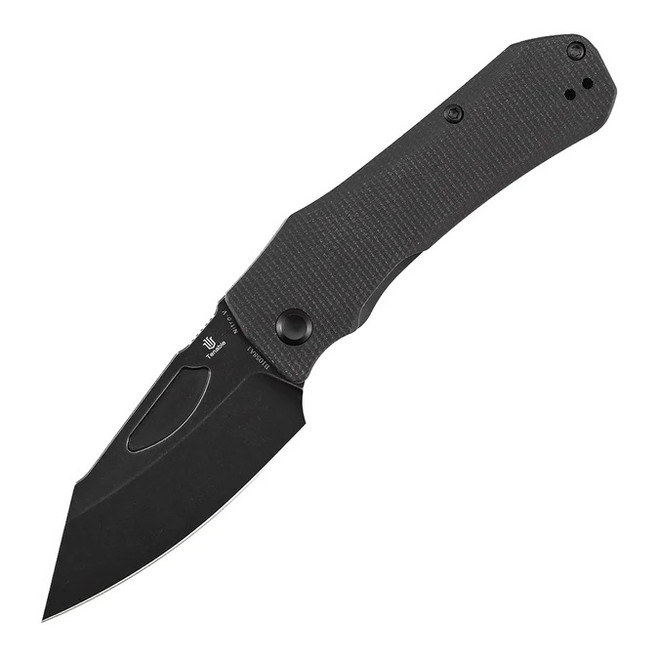Tenable Loki Folding Knife Black Micarta Handle Nitro-V