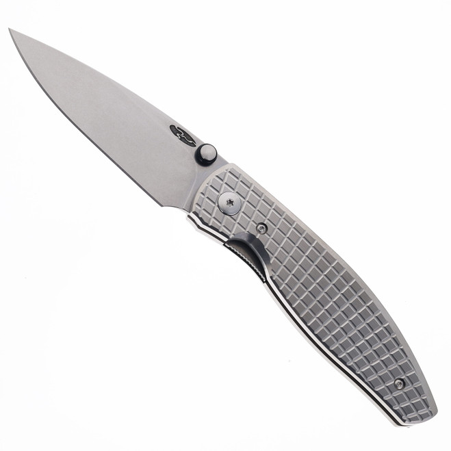 TRM Three Rivers Manufacturing Atom Folding Knife Frag Titanium Handle Magnacut Blade