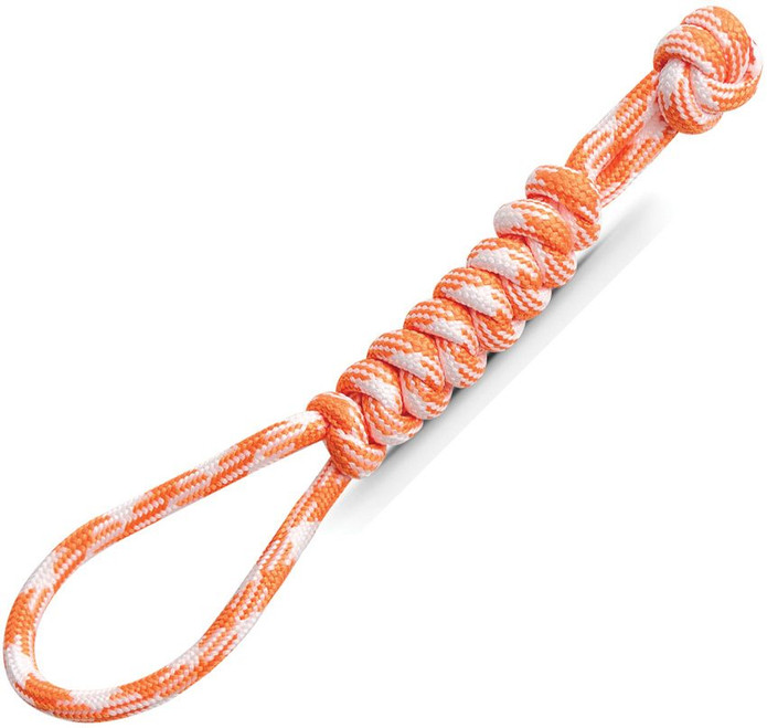 Vosteed Paracord Knife Lanyard White & Orange X0153