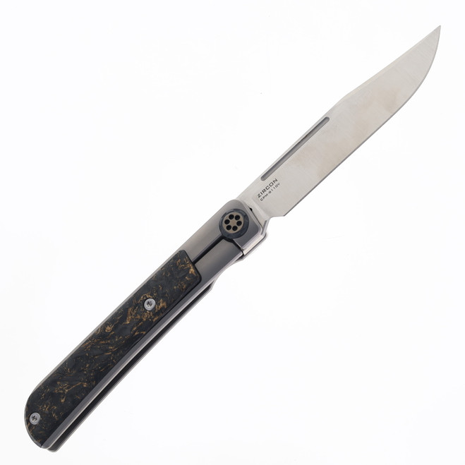 Maxace Zircon MCZ02 Gray Titanium & Carbon Fiber Folding Knife