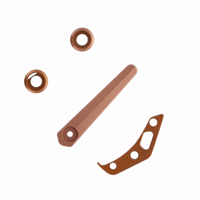 Divo Growler V3 Copper Hardware Kit (Clip, Back Spacer, Pivot Collar)