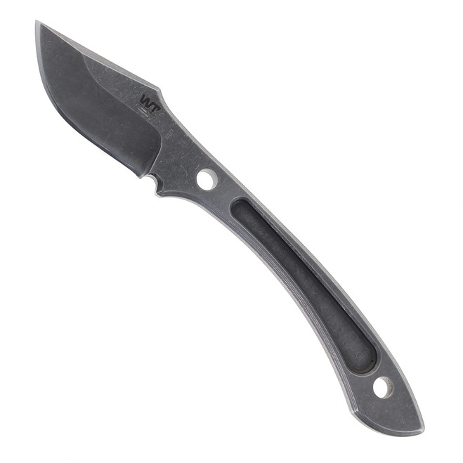 Work Tuff Lightfoot Fixed Blade Black G10 Handle K329 Darkwashed Blade