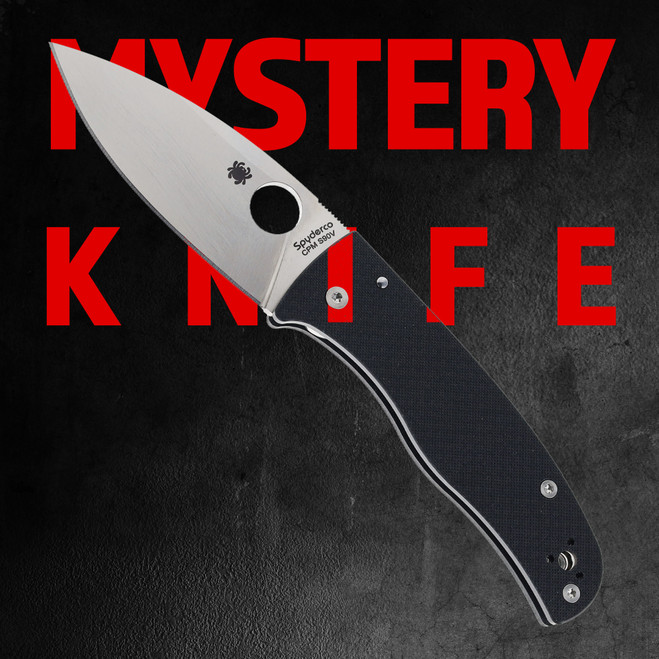 (Dropping 7/8) Mystery Knife Chase Pack with chance to receive a Spyderco Bodacious Sprint Run C263CFP90V Pocket Knife (Odds 1:50)