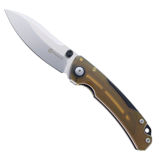 Maxace Toucan Folding Knife PEI Handle 3.9" Drop Point Blade OM05-2-D