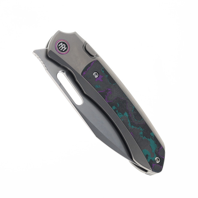 Remette RT-Orca Folding Knife Titanium & Jazzy CamoCarbon Handle