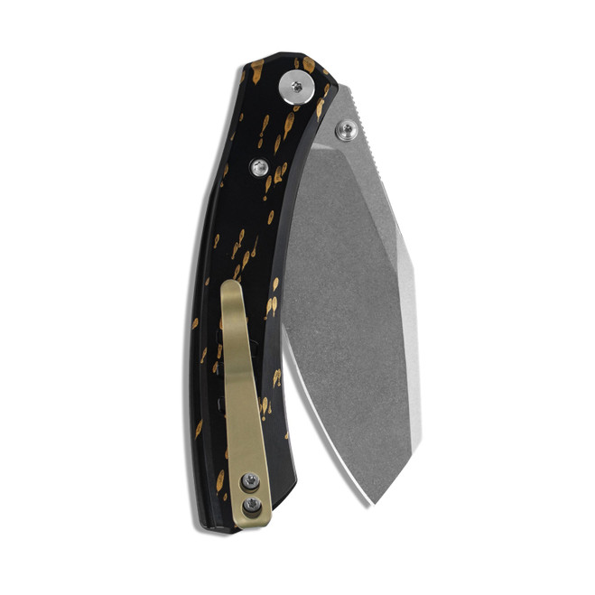 は M Miguron Karok Folding Knife Black Aluminum Handle D2 Sheepsfoot