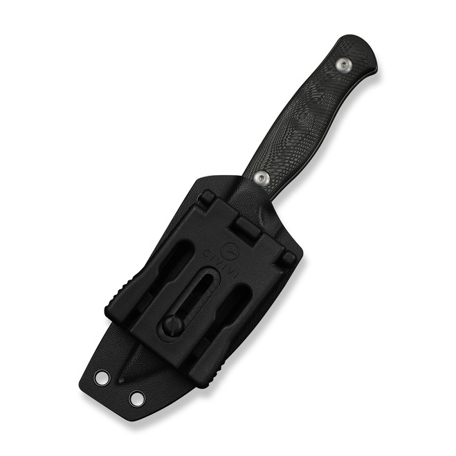 WE Knife Notchline Fixed Blade Knife Milled Rose Carbon Fiber