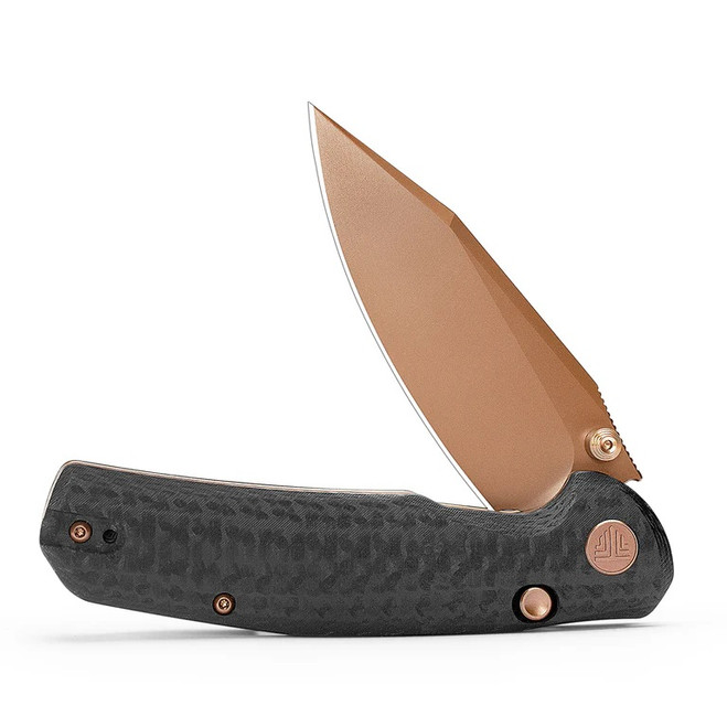 TRIVISA Hornet Pro-CG Folding Knife Black Carbon Fiber/G10 Handle