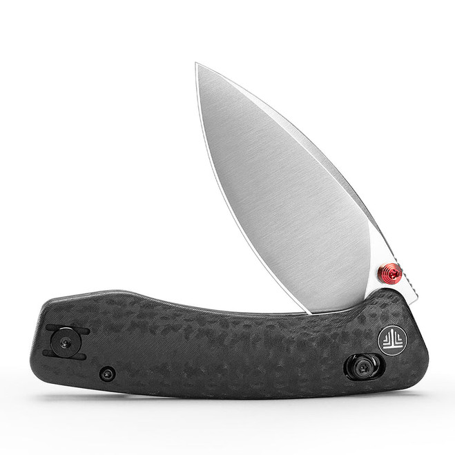 TRIVISA Koala Plus-CG Folding Knife Black Carbon Fiber/G10 Handle