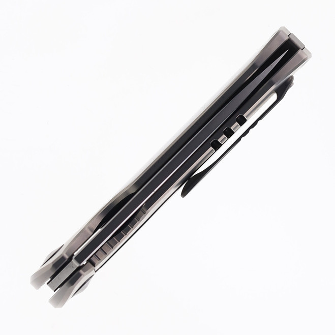 No Box) Maxace Balance 10th Anniversary Folding Knife Gray