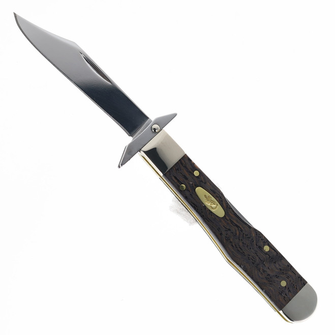 Case Cutlery Cheetah Cub Slip Joint Folding Knife Black Curly Oak Wood Handle Stainless  14013