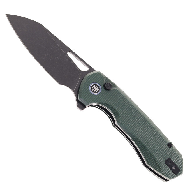 Remette RT-Camel Folding Knife Burgundy Micarta Handle 14C28N Plain Edge Black Titanium-Plated Stonewashed Blade RTCMLE