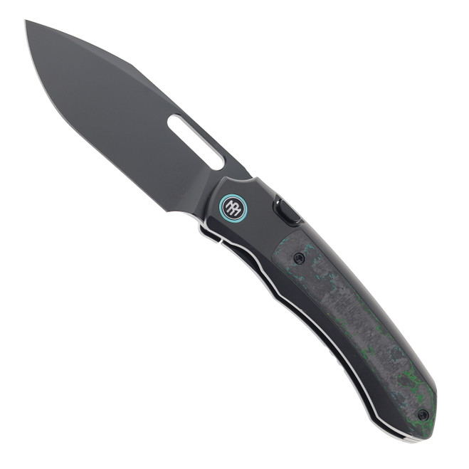 Remette RT-Orca Folding Knife Titanium/Kelp Bed CamoCarbon Handle M390 Plain Edge DLC Blade ORCAKDD