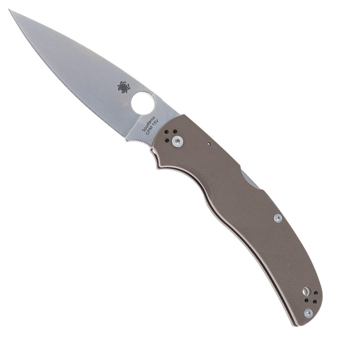 Spyderco Native Chief Sprint Run Brown G-10 CPM 15V Folding Knife C244GPBN15V