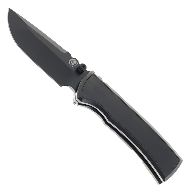 Chaves Redencion Street Integral Magnetic Scale Folding Knife Black PVD Titanium Handle Black PVD M390 Drop Point Blade