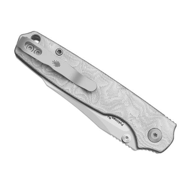 VALKEE 2 シルバー Kizer Pokiman BLL Folding Knife Silver Aluminum Foil/G10 Handle