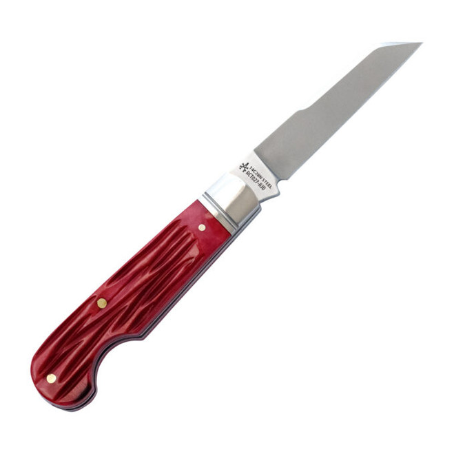 RoseCraft Elk River Easy Open Jack Slip Joint Folding Knife Red